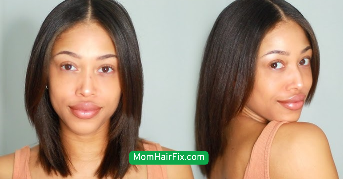 Sleek Middle Part Pony
