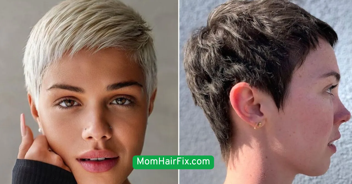 Layered Pixie with Highlights