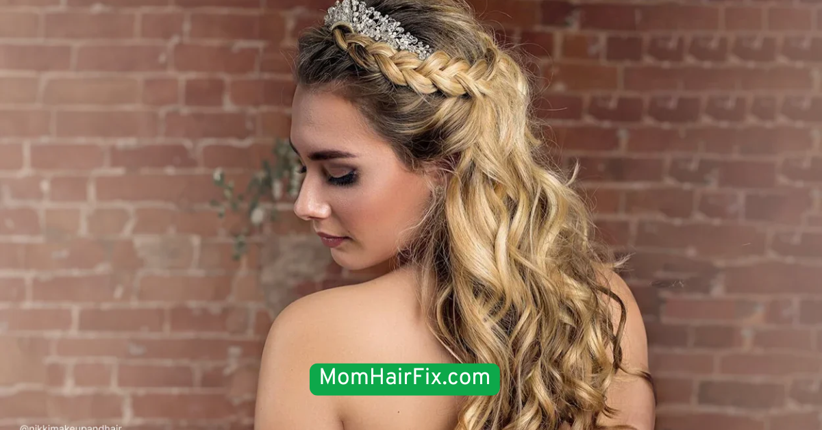  Twist and Clip Half Up