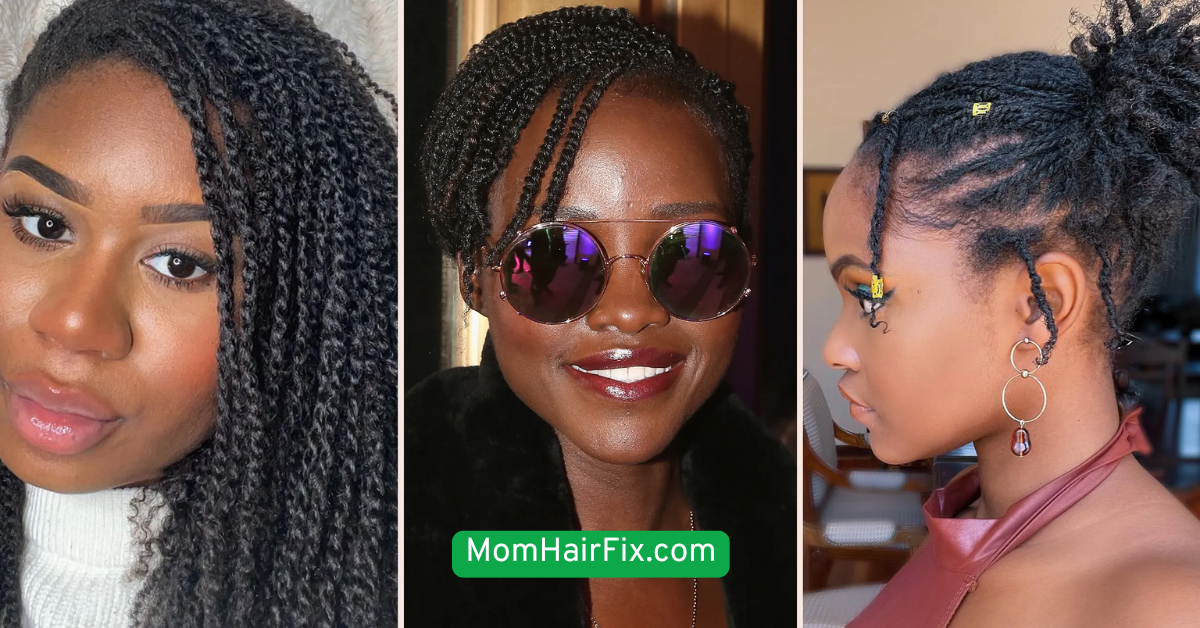 Half-Up Mini Twist