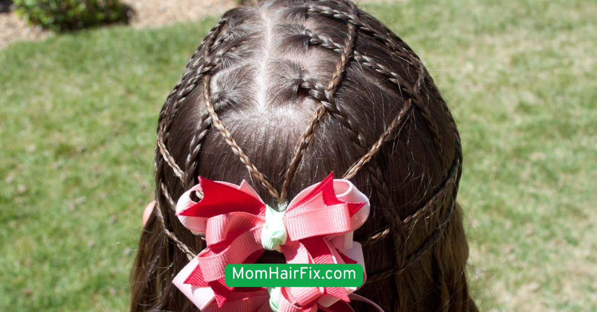  Side Braid with Ribbon