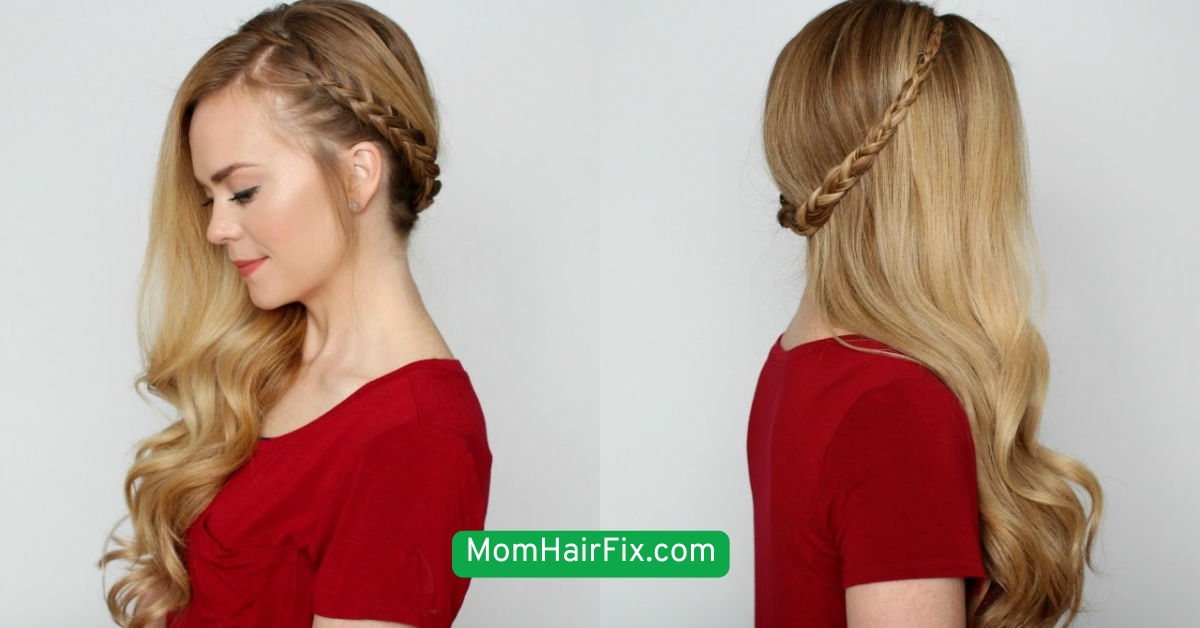  Side-Swept Bang Braid