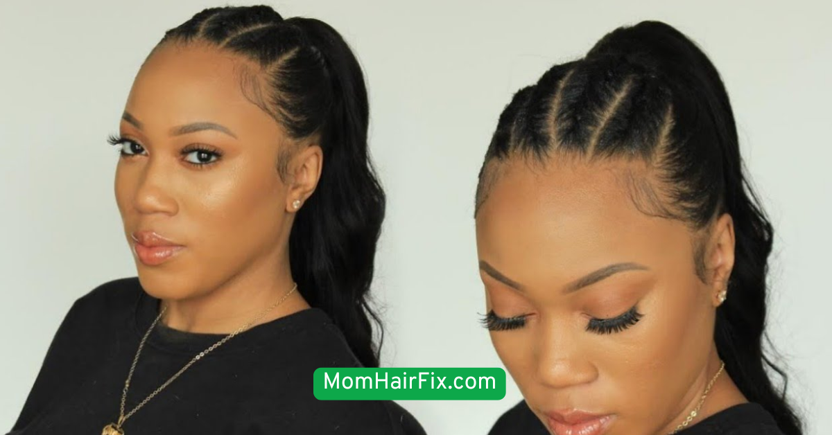  Sleek Ponytail with a Twist