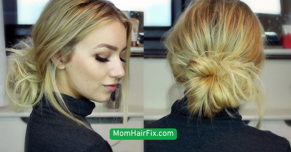 Textured Half-Up Top Knot