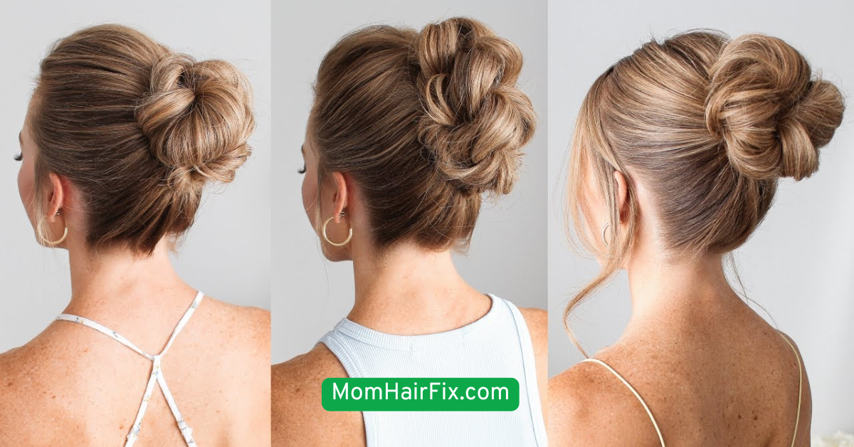 The Quick Half-Up Top Knot