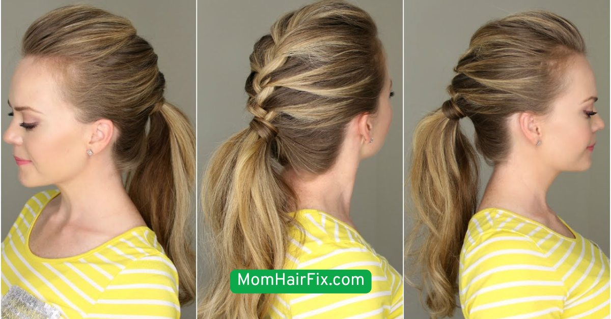  French Braid Ponytail