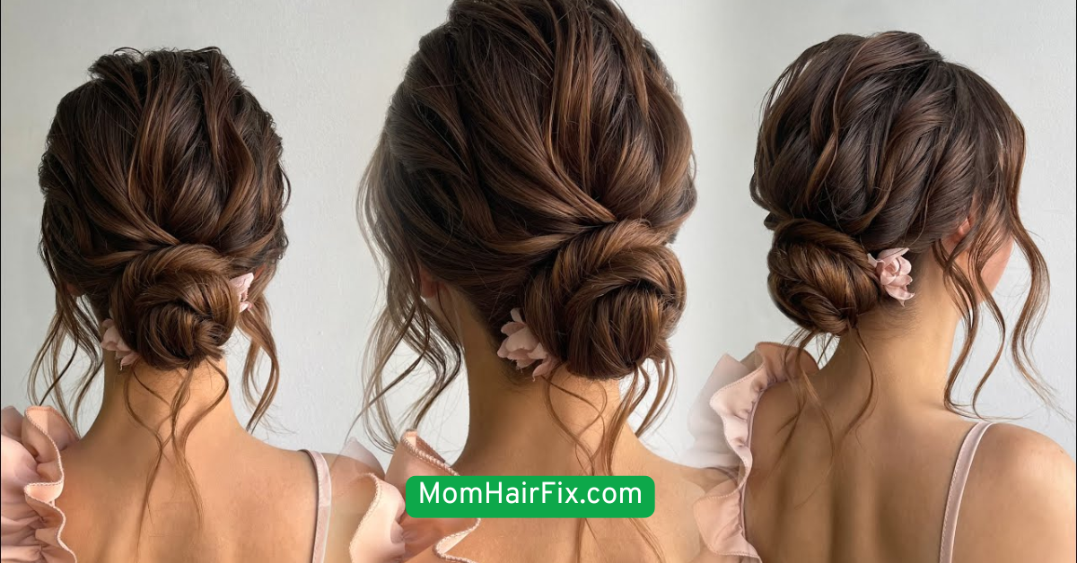 The Low Textured Bun Classy & Quick