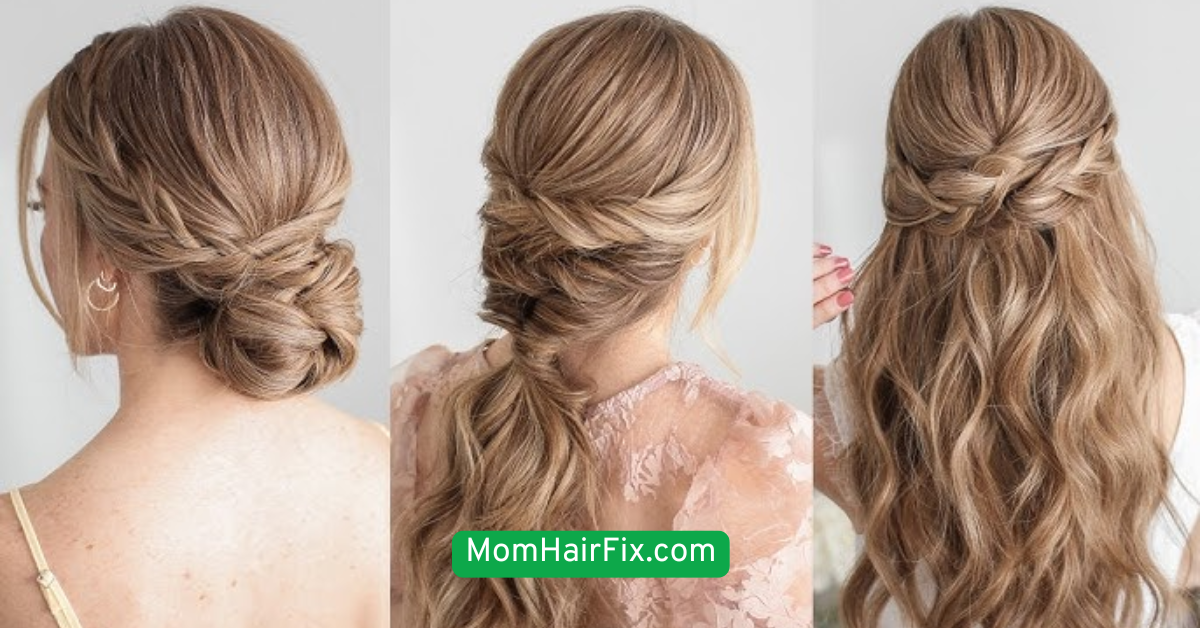 Textured Half-Up, Half-Down Style