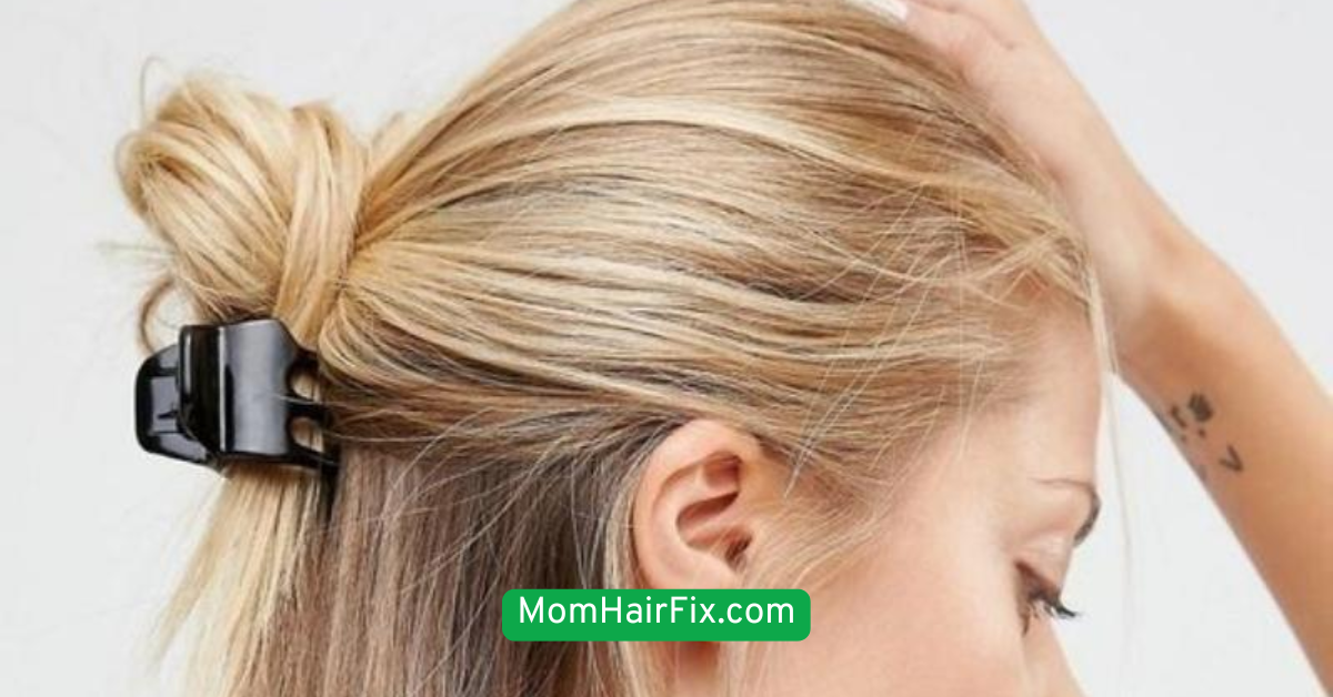 The Half-Up Mini Claw Clip Look