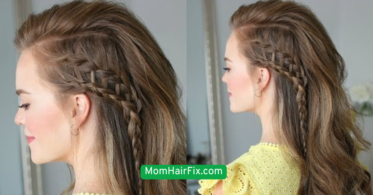 French Braid Side Sweep