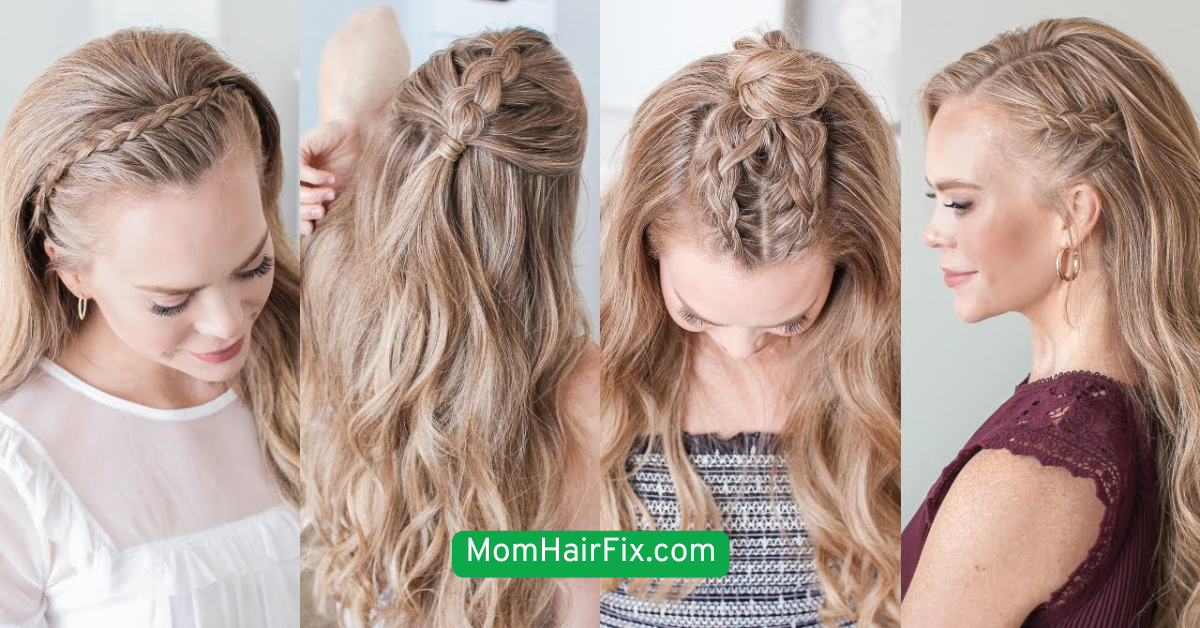 Half-Up Braided Crown