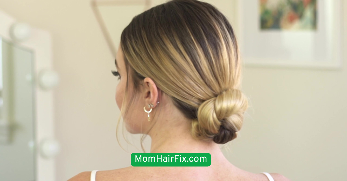  Twisted Low Bun